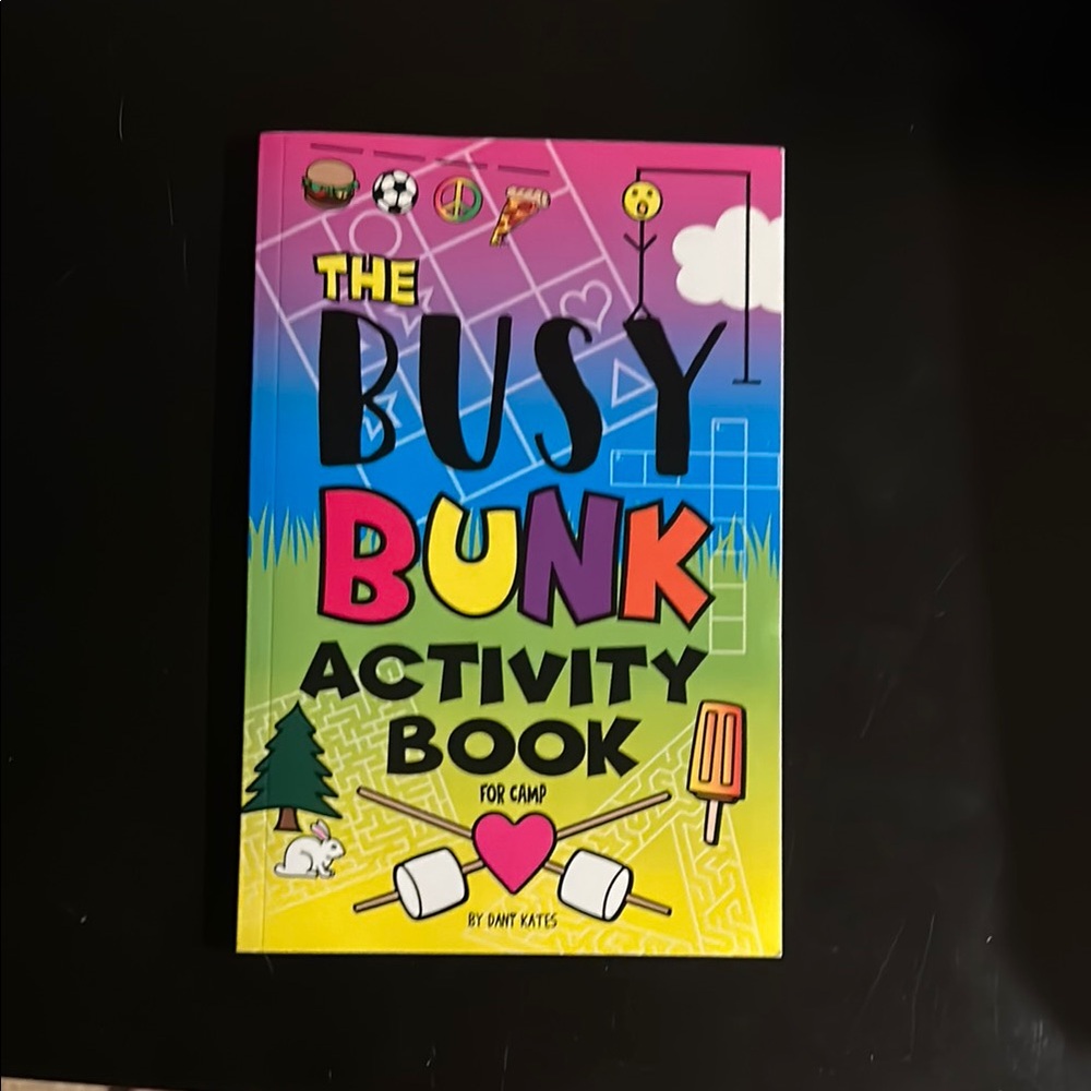 Colorful Busy Bunk Activity Book